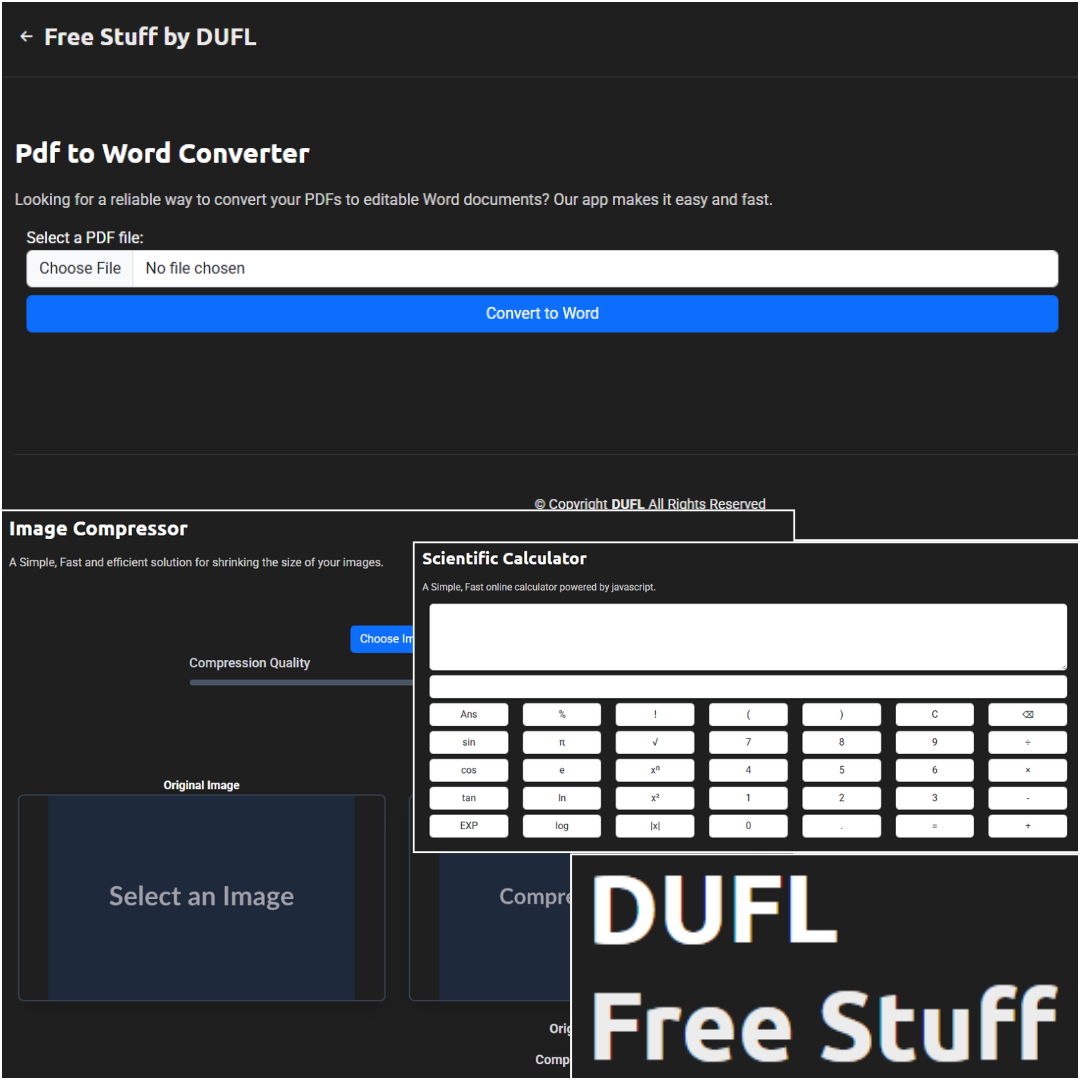 Full website view