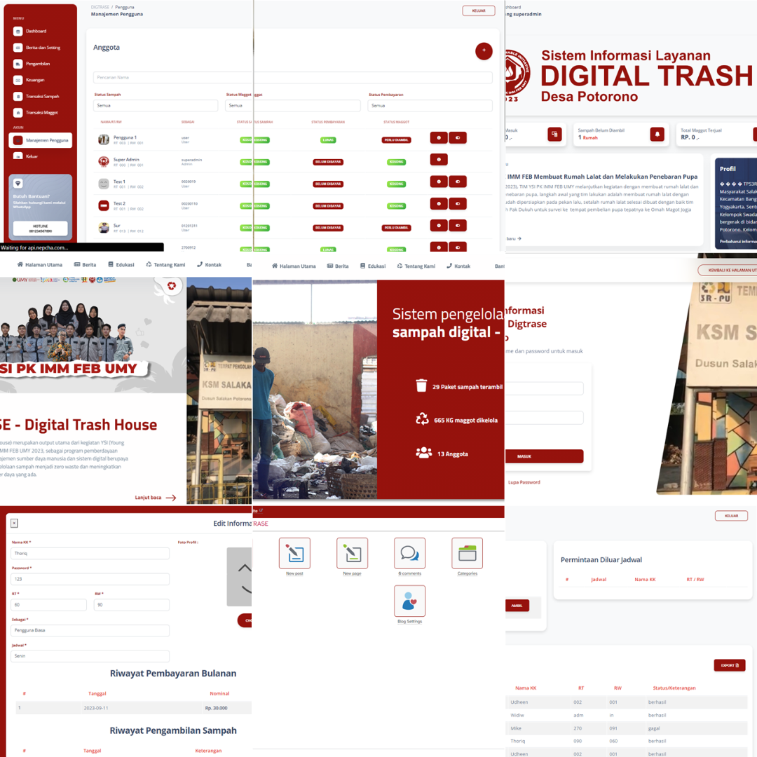 Full website view
