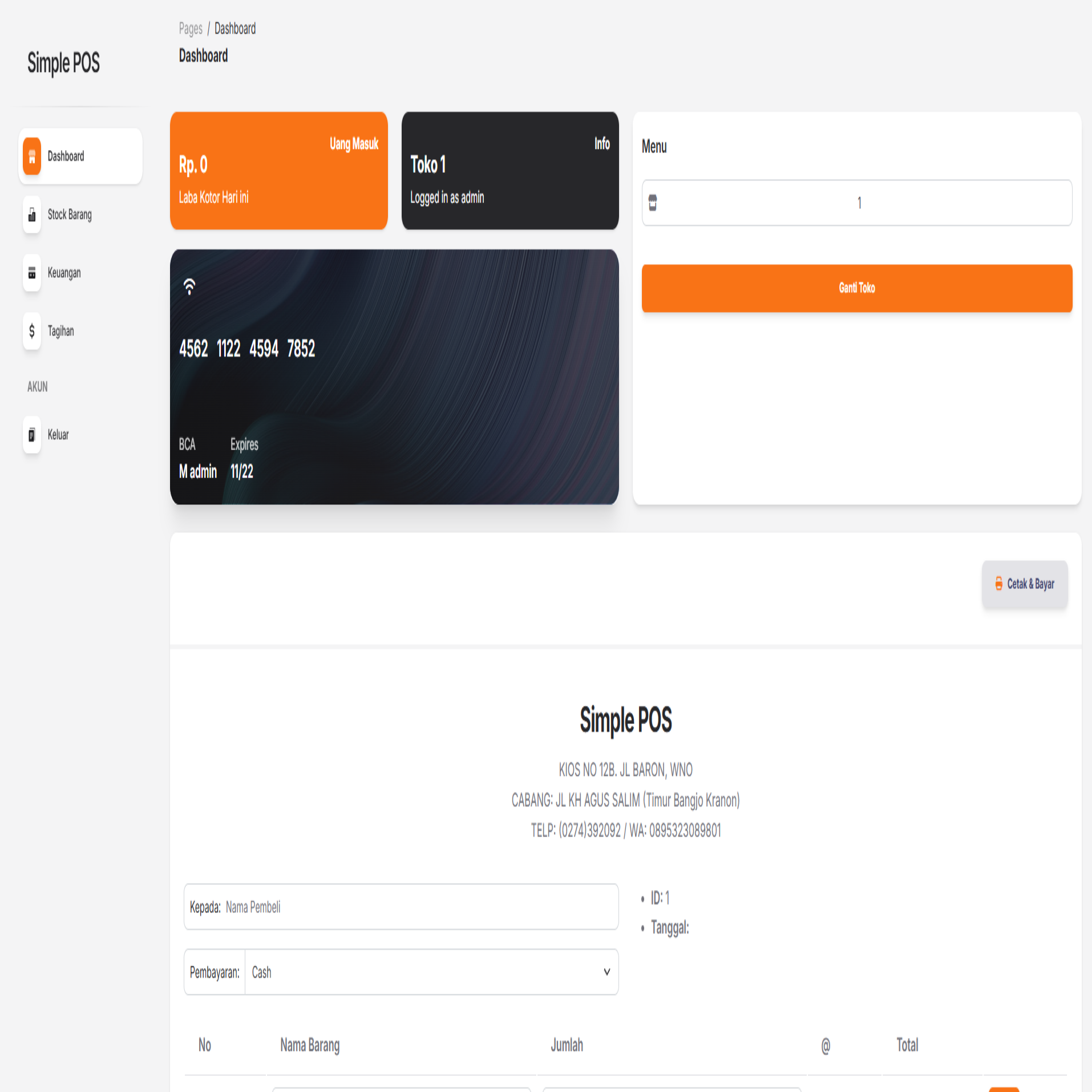 Full website view